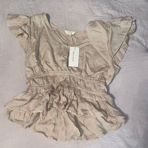 NWT Size Medium Sim & Sam Blouse